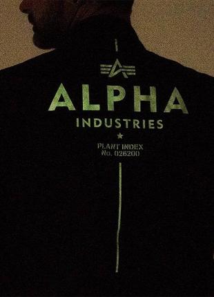 Весенняя куртка alpha industries ma-1 tt glow in the dark3 фото