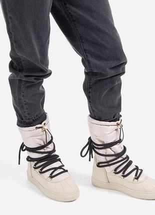 Ботинки зимние женские inuikii technical classic sneaker beige2 фото