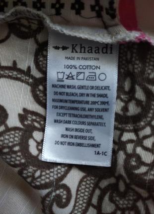 Плаття оверсайз котон з вишивкою khaadi3 фото