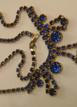 Винтажное колье ожерелье бижутерия яблонекс чехословакия №80