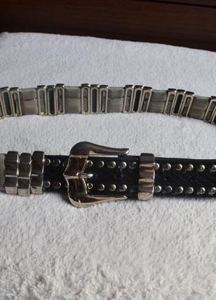 Nanni belt роскошный ремень кожа натуральная металл. италия2 фото
