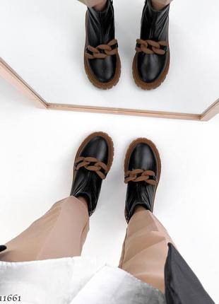 Демісезонні черевики,
колір: black, натуральна шкіра7 фото