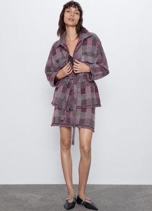 Шикарна коротка спідниця юбка zara розмір  м