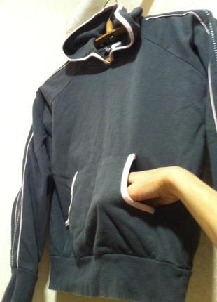 Тоненькая флиска.* флисовый свитер спортивный с капюшоном худи толстовка кофта  батник2 фото