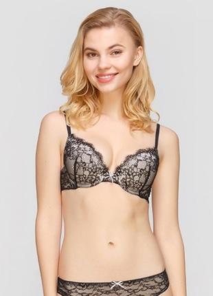 Бюстгальтер pretty polly isla es037l black nude 2