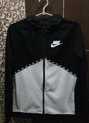 Мужской худи, реглан, толстовка, балахон nike sportswear poly full zip boys’ hoodie - black