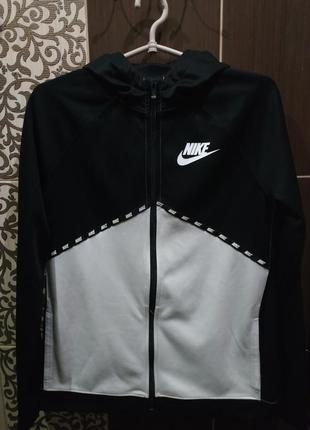 Мужской худи, реглан, толстовка, балахон nike sportswear poly full zip boys’ hoodie - black