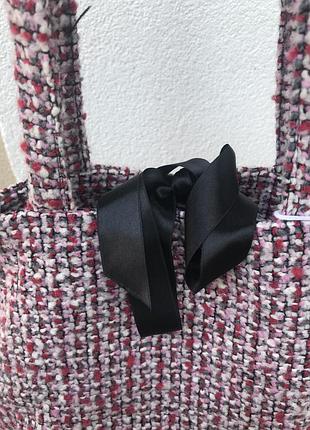 Новая,твидовая,шерсть+альпака+акрил сумка,торба,стиль шанель,ирландия 4