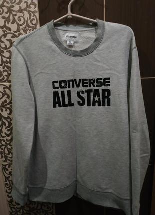 Мужской реглан, худи, балахон, толстовка converse all star1 фото