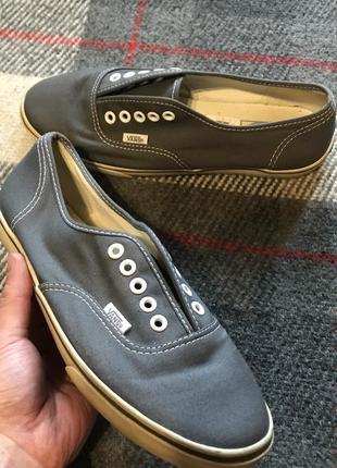 Серые кеды vans original