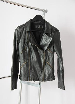 Кожаная куртка косуха kookai
