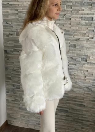 Детская теплая куртка для девочки зима/шубка/шуба/косуха/детская куртка на девочку/под бренд zara5 фото