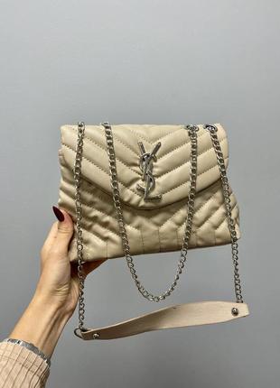 Жіноча сумка сумочка в стилі yves saint laurent lou lou medium / женская сумка сумочка