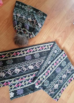 Шапка и шарф