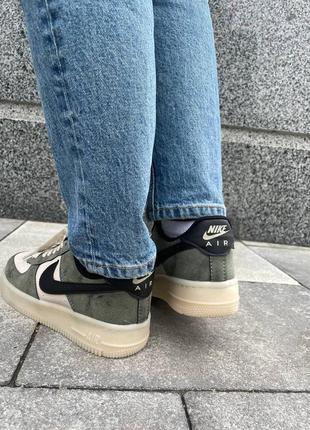 Air force 1 low khaki кроссовки унисекс4 фото