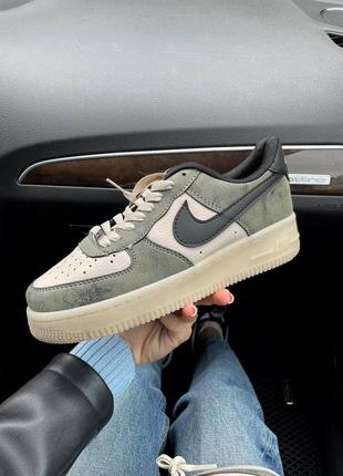 Air force 1 low khaki кроссовки унисекс8 фото