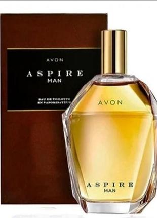 Туалетна вода чоловічі avon aspire man 75 мл