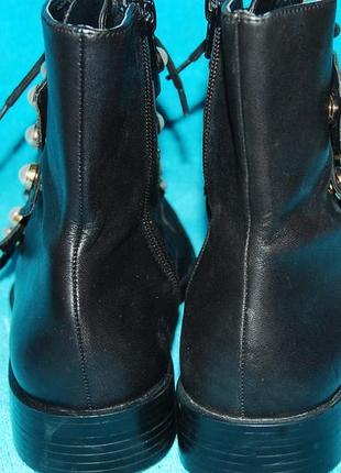 Zara деми ботинки кожа 37 размер6 фото
