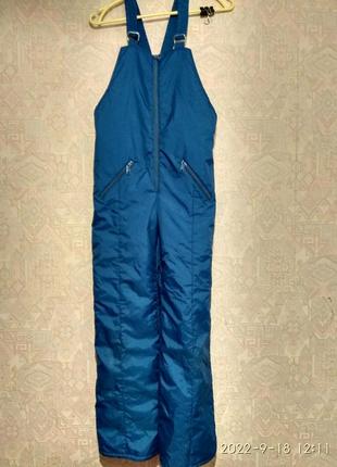 Лыжный легкий полукомбинезон, рост 162