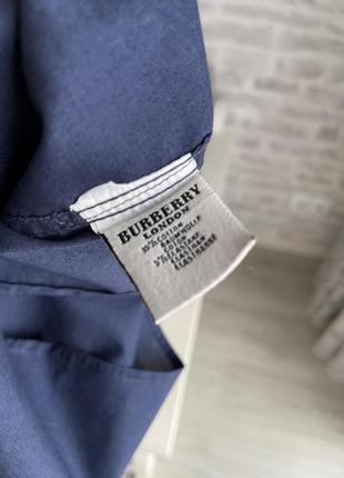 Синяя рубашка burberry оригинал 6