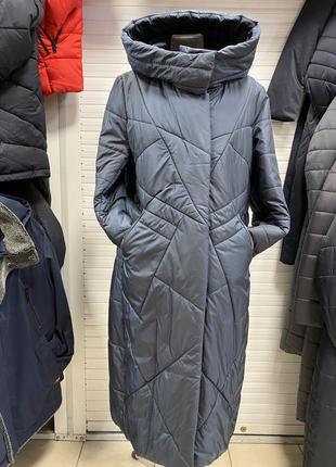 Шикарное зимнее теплющее пальто пуховик,2 фото