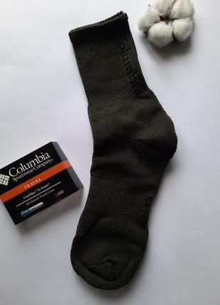 Шкарпетки чоловічі високі термо хакі брендові columbia люкс якість