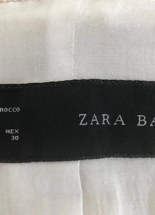 Интересное тонкое пальто молочного цвета от zara, размер l (реально s-l)7 фото