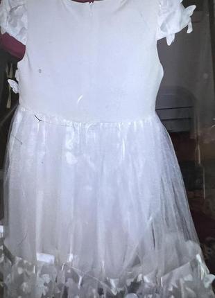 Плаття на свято нарядное платье снежинка святкова дитяча сукня костюм сніжинки