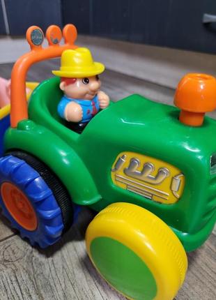 Ігровий набір «трактор фермера» (озвуч. рос.яз.) - kiddieland2 фото