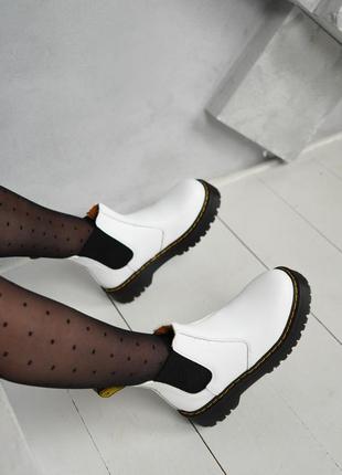 Черевики dr. martens white ботинки7 фото