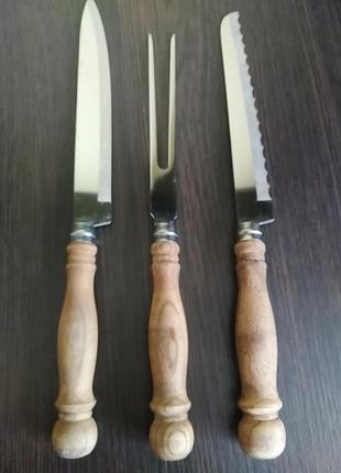 Набір ножів кухонних  приладдя кухонне rostfrei вінтаж4 фото