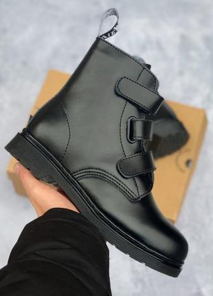 Черевики жіночі dr. martens coralia venice mono black fur/ботинки женские доктор мартэнс коралиа венис моно2 фото