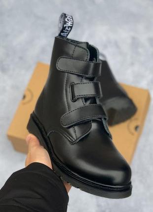 Черевики жіночі dr. martens coralia venice mono black fur/ботинки женские доктор мартэнс коралиа венис моно