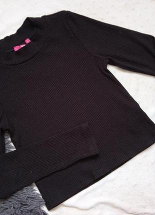 Гольф, водолазка в рубчик