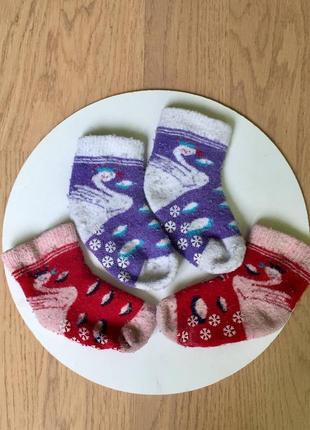Набір теплих махрових шкарпеток на 4-5 років