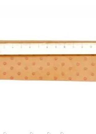 Лінійка 15см дерево кеди, кольорова, лакована