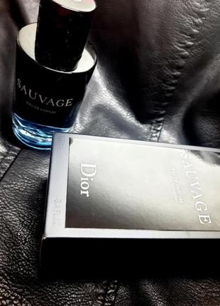 Dior sauvage 100мл чоловіча парфумована вода діор саваж парфум оригінал духи диор мужская парфюмированная вода