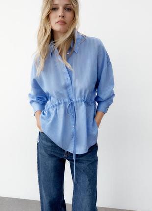 Рубашка, блуза zara, коллекция 2022 года, размер xs