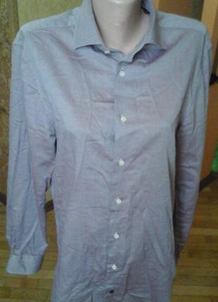 Котоновая рубашка фиримы tommy hilfiger2 фото