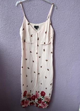 Платье сарафан в цветочный принт topshop5 фото