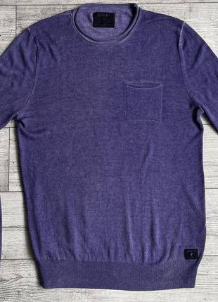 Кофта\джемпер guess garment dyed purple jumper
