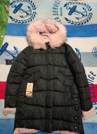 Продам пальто на девочку подростка очень теплое , и красивое1 фото