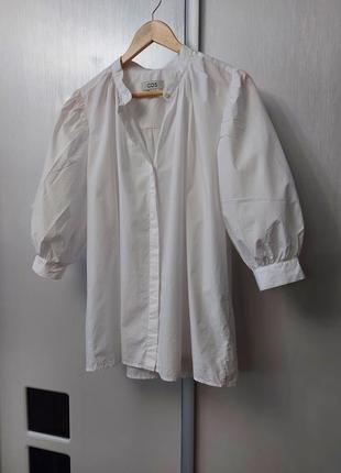 Белая рубашка cos1 фото