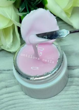 Milk pink молочно-розовый гель для наращивания ногтей