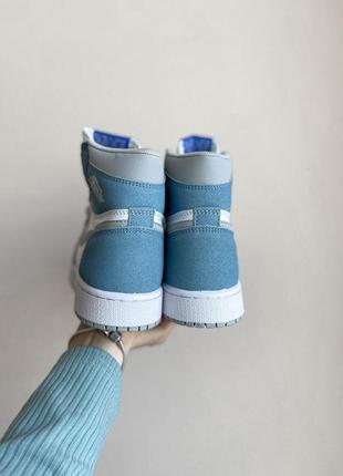 Жіночі високі кросівки шкіра та замша  nike air jordan 🆕 найк аир джордан5 фото