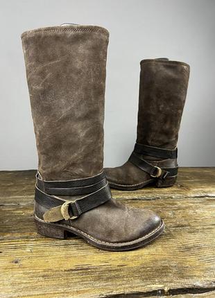 Сапожки зимові, moma, італія, натуральне хутро