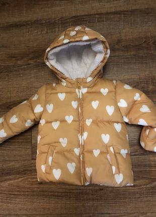 Теплая куртка 18-24м