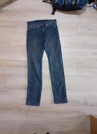 Чоловічі джинси levi's 510 w 26 l 30 skinny1 фото