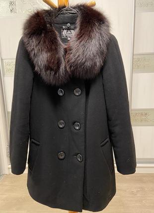 Двубортне зимове пальто ricco1 фото