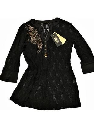 New кружевная гипюровая блуза casca /2494/